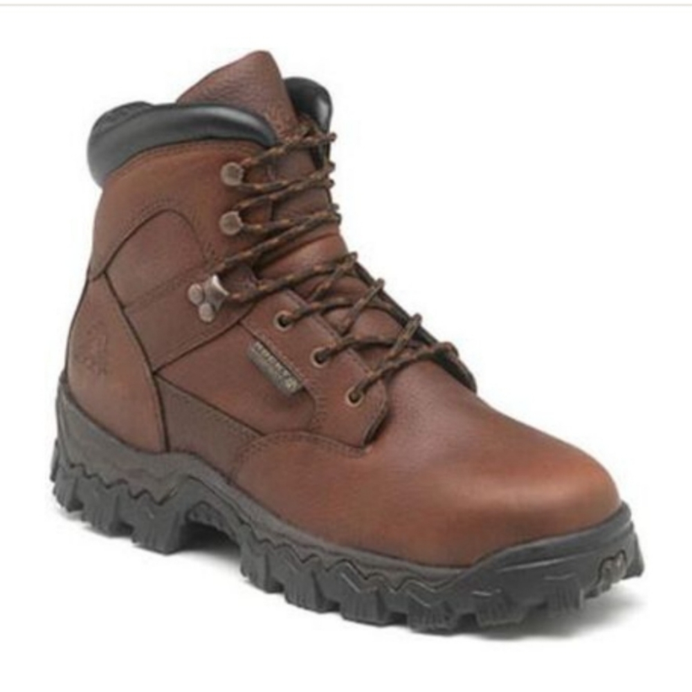🦺 Men's Rocky Waterproof Steel Toe Boot 10½ Wide